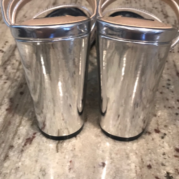 Silver Sandals Size 9 New WHBM - Picture 6 of 7